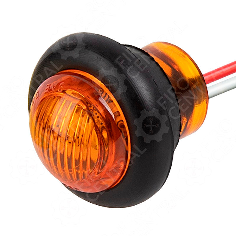 PLAFON MINI 12V REDONDO 1LED AMBAR IP65  - Iluminación - - Firo Central