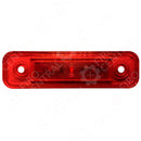 LUZ PLANA  1X4" 12V 3 LED ROJO, LUCES LED DE GALIBO MARCADORAS RECTANGULARES  - Iluminación - - Firo Central