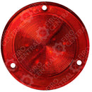 LUZ PLANA  2.5" 12V 12 LED ROJO, LUCES LED DE GALIBO MARCADORAS CIRCULARES  - Iluminación - - Firo Central