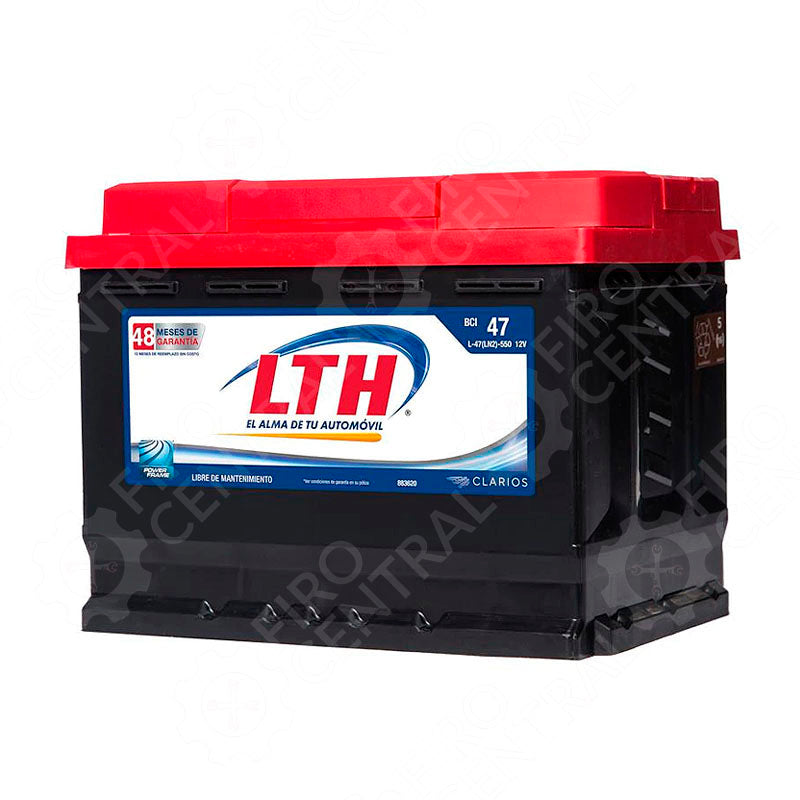 ACUMULADOR LTH L-47(LN2)-550  (-) / (+)  CASCO 3  - Batería - - Firo Central