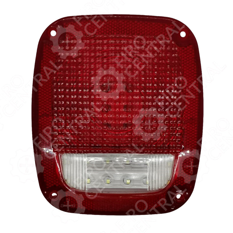 MICA TIPO JEEP ROJA Y BLANCO 4 TORNILLOS  - Iluminación - - Firo Central