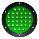 LUZ PLANA 4" VERDE 30LED 12V REDONDO  - Iluminación - - Firo Central