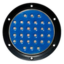 LUZ PLANA 4" AZUL 30LED 12V REDONDO  - Iluminación - - Firo Central