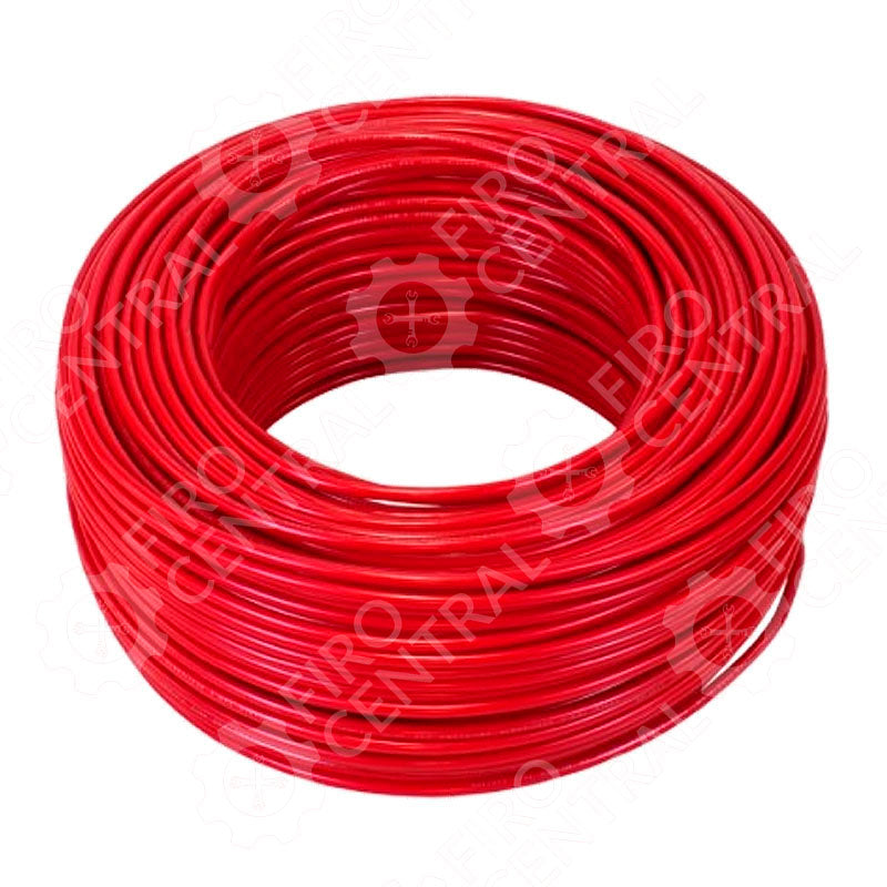 CABLE FLEXIBLE AUTOMOTRIZ ROJO CAL 16 AWG ROLLO 100M  - Cable - - Firo Central