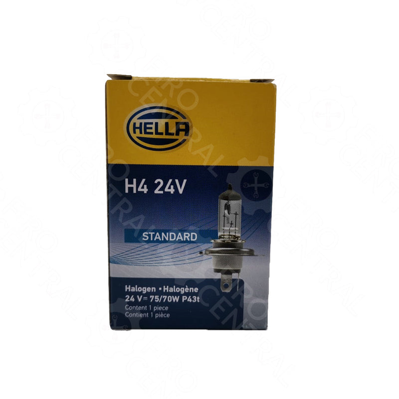 FOCO H4 24V 75/70W 3 TERMINALES HELLA  - Iluminación - - Firo Central