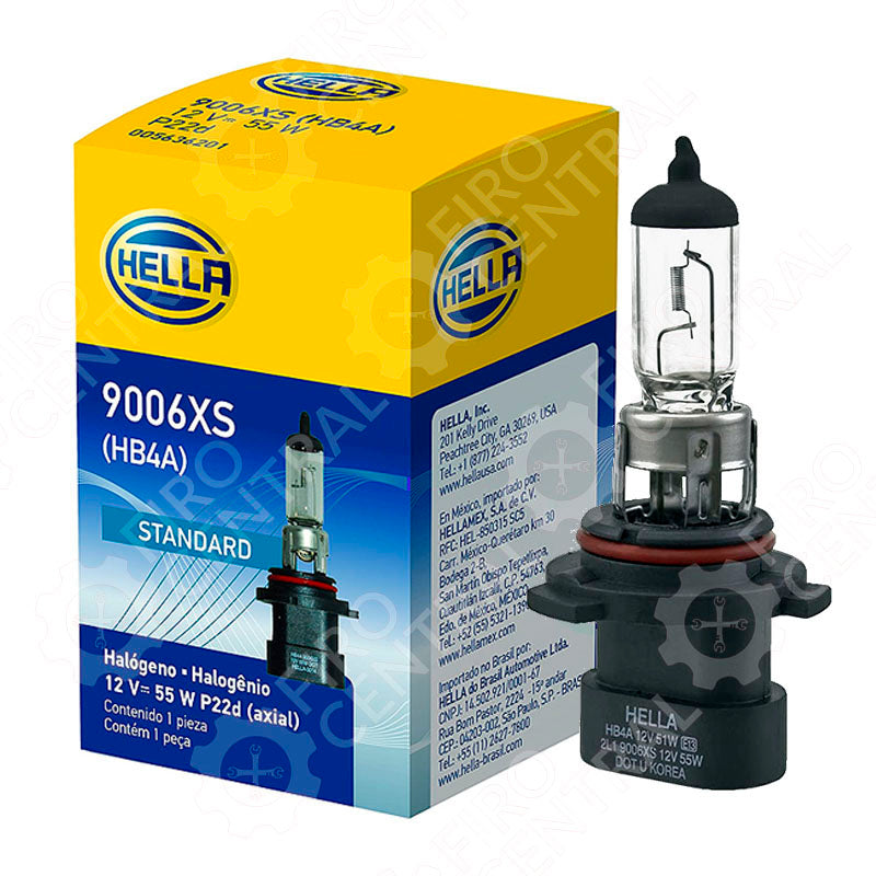 FOCO H9006 55W BASE RECTA HELLA 12V  - Iluminación - - Firo Central