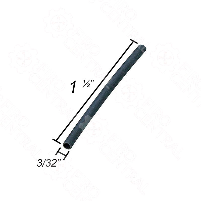 KIT TUBO TERMOCONTRACTIL 3/32" 1.5" DE LARGO C/U (10 PZAS)  - Tubo - - Firo Central