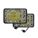 KIT DE FAROS 4656 4X6" 15 LED 12V 45W 3T BLANCO (2 PZA)  - Iluminación - - Firo Central