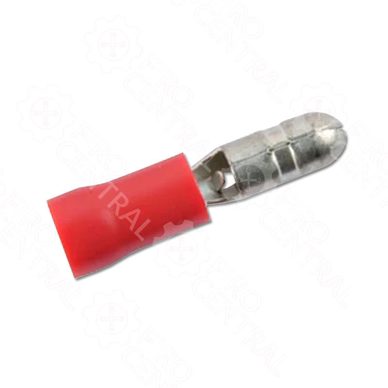 TERMINAL ROJA MACHO REDONDA FASTON 5/32 (4 mm) CAL 22-18  - Terminal - - Firo Central