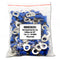 KIT DE TERMINALES DE OJO AZULES 1/4" CAL 14-16 AWG (100 pza)  - Terminal - - Firo Central