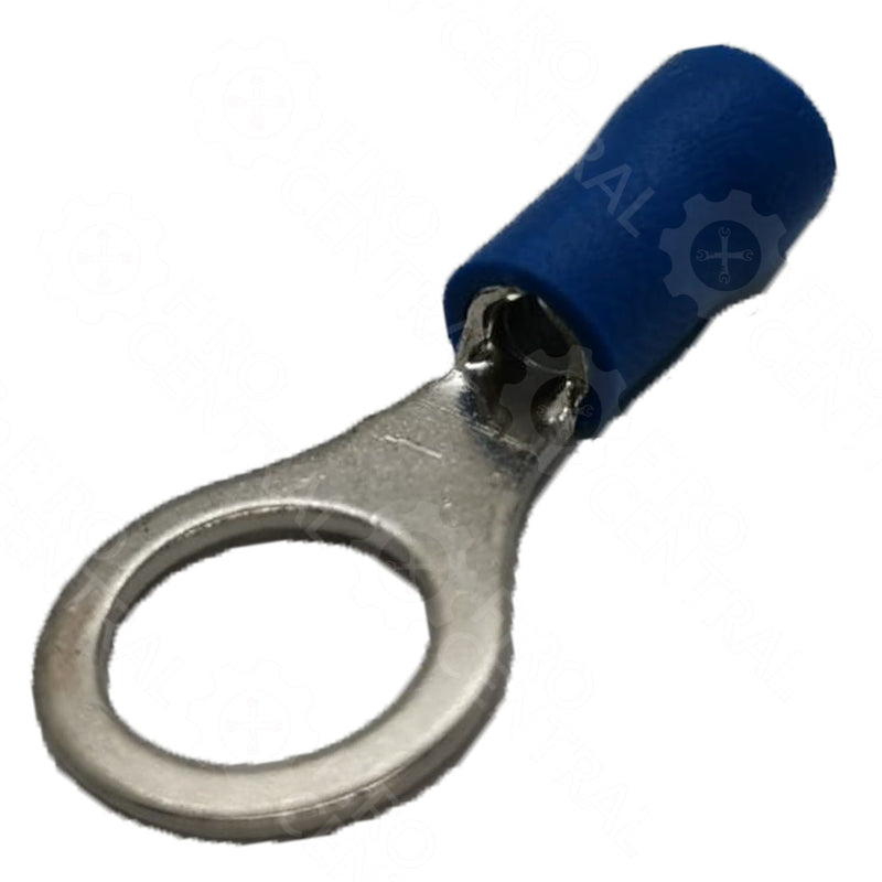 SV1.25-4 - CONFEZIONE 100 PEZZI CAPICORDA TERMINALE A FORCELLA A CRIMPARE PER CAVI DA 0.5 Mm² A 1.5 Mm² ISOLATO M4 - Foto 3