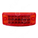 PLAFON LATERAL 978 12/24V ROJO 21 LED LISO  - Iluminación - - Firo Central