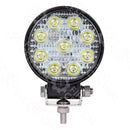 KIT FAROS REFORZADO 4" 9 LED BLANCO 12V-36V 27W C/ESTROBO  - Iluminación - - Firo Central