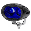 FARO LED OVALADO AZUL 12V/24V 20W P/MONTACARGAS DOBLE LUPA  - Iluminación - - Firo Central