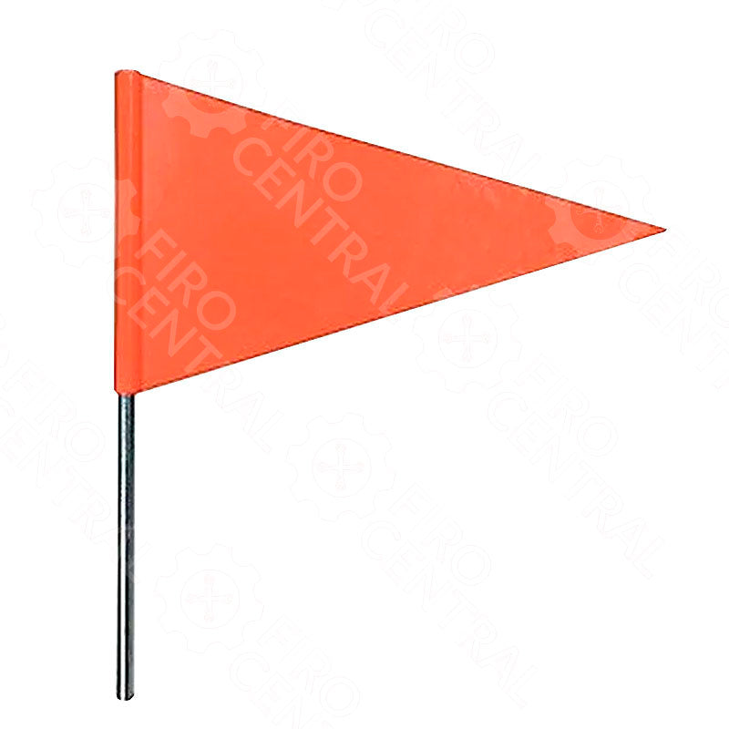 BANDERIN PRECAUCION TRIANGULO NARANJA  - Banderin - - Firo Central