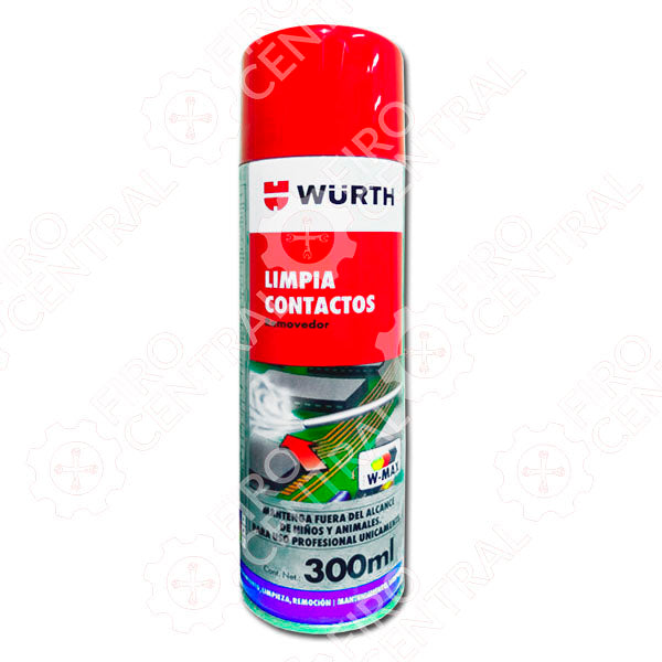 LIMPIADOR DE CONTACTOS WURTH DIELECTRICO 300ML (10.15OZ)  - Químico - - Firo Central