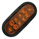 PLAFON OVALADO BASE HULE 10 LEDS AMBAR CON CONECTOR  - Iluminación - - Firo Central