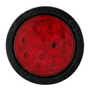 PLAFON 12V - 24V  4" 10 LED ROJO SELLADO CON HULE EMBUTIDO  - Iluminación - - Firo Central