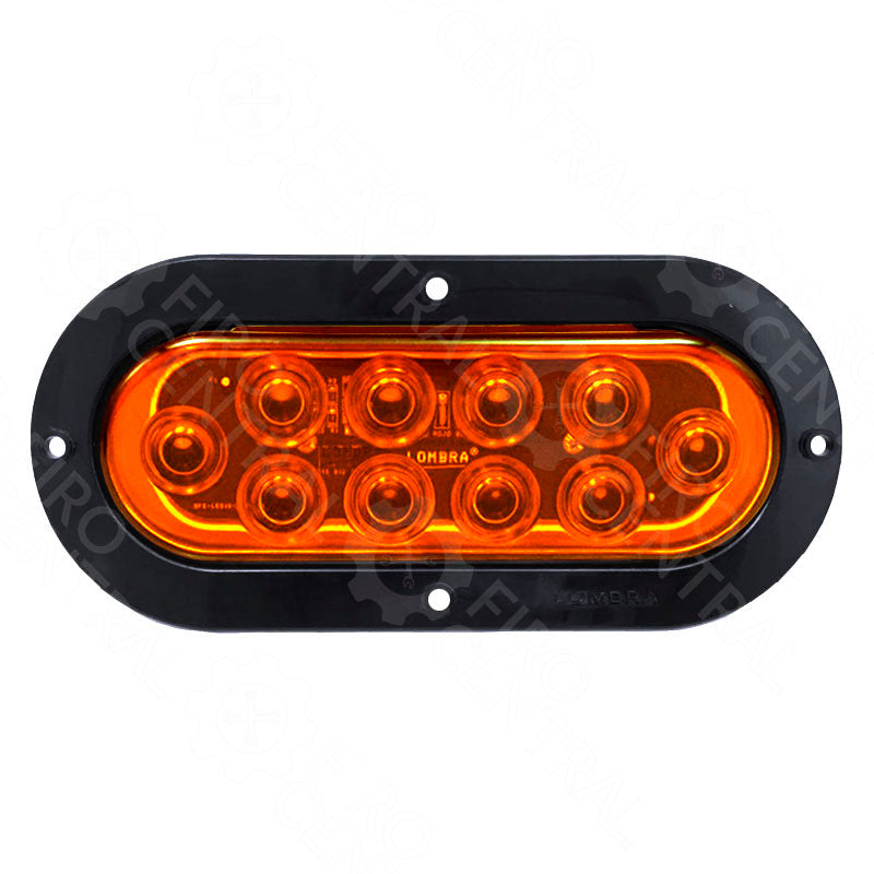 PLAFON OVALADO 13LED C/CANDADO "AMBAR" C/CONECTOR 12V 24V  - Iluminación - - Firo Central