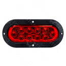 PLAFON OVALADO 13 LED C/CANDADO "ROJO" C/CONECTOR 12V 24V  - Iluminación - - Firo Central