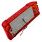 PLAFON SELLADO RECTANGULAR 4 LEDS ROJO C/OPTICOS 12V  - Iluminación - - Firo Central