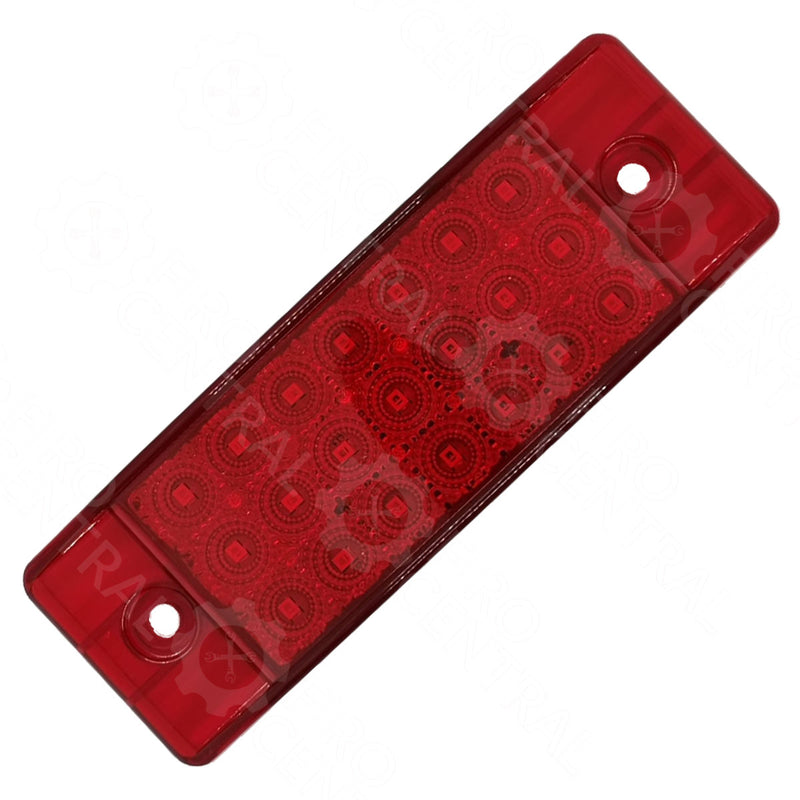 PLAFON LATERAL TIPO CHALUPA 21 LED ROJO 12V  - Iluminación - - Firo Central